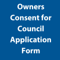 Owners Consetn for Council Applications Form